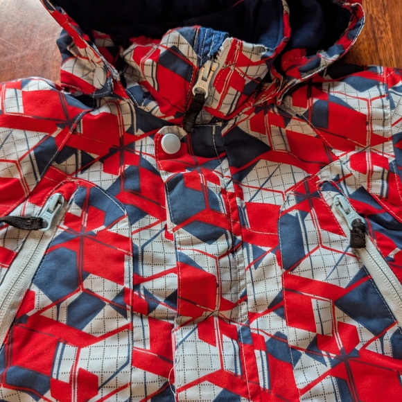 Colorful Geometric Patterned Jacket - Picture 2 of 6